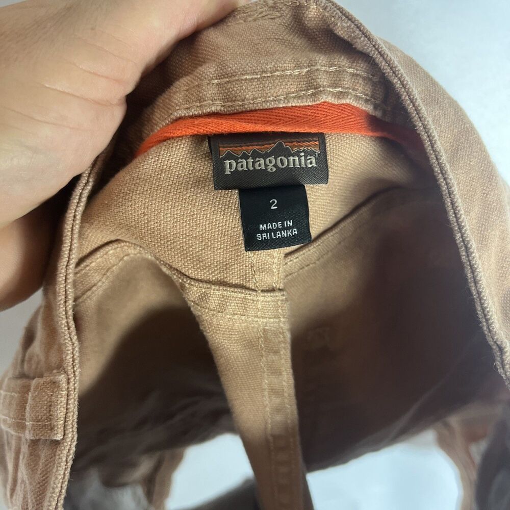 Patagonia Womens Regenerative Organic Cotton Stand Up Shorts Trip Brown Size 2 - Picture 5 of 5